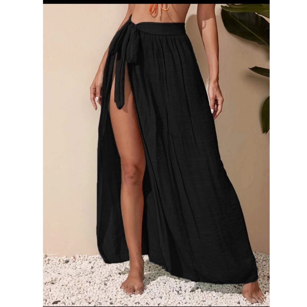 Knot waist cover up skirt!